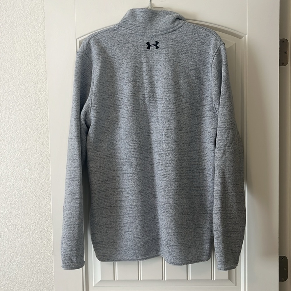 Men’s Under Armour Quarter Snap Up Pullover - Picture 7 of 8